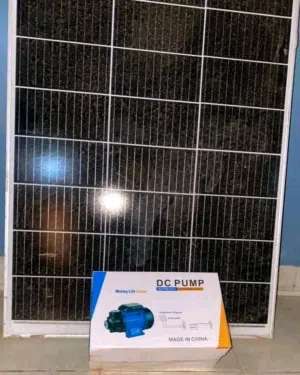 موتور DC بشتغل بالطاقة الشمسية