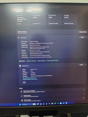 كمبيوتر احترافي خارق للالعاب وصناعة المحتوى High end PC Game and create design