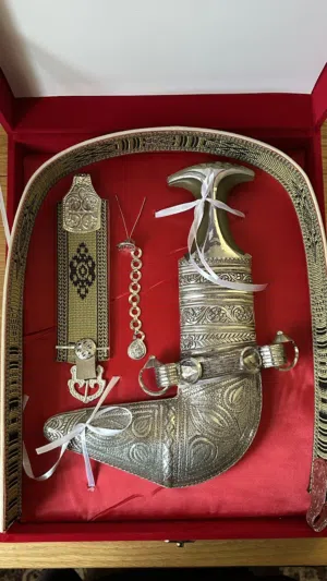 خنجر نقش قلم جديده مقاس سته ونص