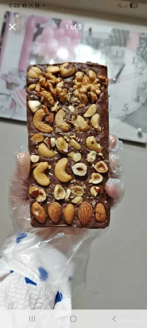 بار شوكولاته كبير بالمكسرا سناك يحلي يومك