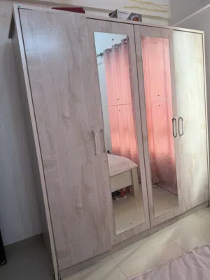 Pan queen size bed and wardrobe