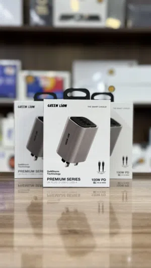 شاحن جداري 40 واط مع سلك Green Lion GaNPremium 40W PD Charger