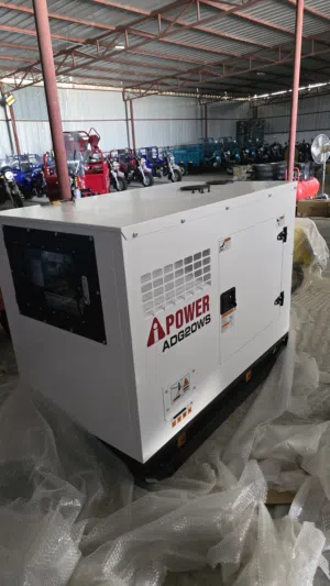 مولد كهرباء ديزل حجم كبير 15 kw سايلنت 4 سلندر شركة اي بور IPOWER جرنيتر  15 الف واط جنريتر 15000 W