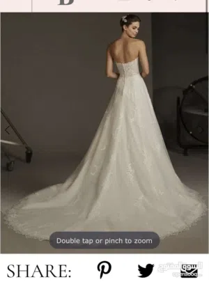 فستان زفاف موديل تركي للبيع او المبادلة بفستان مناسب