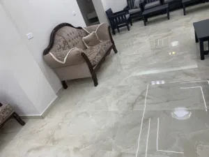 طقم كنب خشب زان  9 مقاعد مع طقم طربيزات