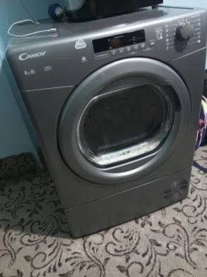 حماصة ملابس ايطاليه 8ك لون سلفر توفير كهرباء جديده تماما