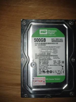 هارد ديسك وسترن ديجيتال 500 جيجا HDD بحالة ممتازة للبيع