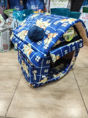 بيت قطط صيفي وعصري: يوفر لقطتك ملاذًا مريحًا وأنيقًا في الصيف! مصنوع من مواد عالية الجودة،