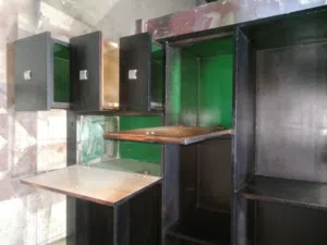 مكتبة خشب طبيعي جديدة للاستخدام المنزلي او التجاري