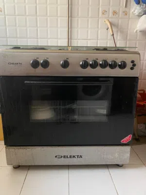 ELEKTA 5 burner gas cooking range