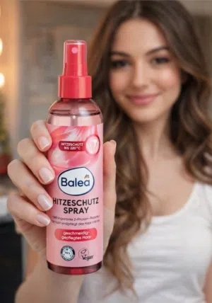 Balea Hitzeschutzspray 2-Phasen, 200 ml اسبراي شعر باليا الالماني لحماية الشعر من سخونة السشوار وا