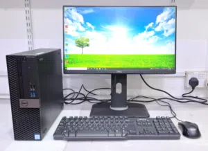 DELL Core i7 6th Gen Computer Full Set 24" FHD Borderless Monitor 16GB RAM 128GB SSD+500GB