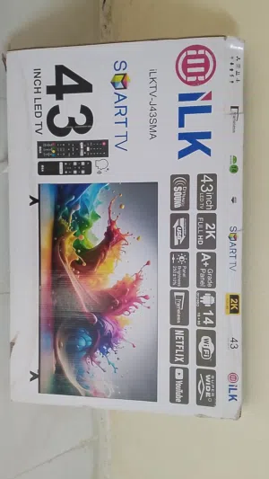 شاشة ILK Smart TV 43 بوصة - مكسورة الشاشة