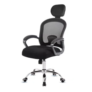 كرسي طبي للراحة والساعات الطويلة بمسند للايدي والرقبة بتصميم انسيابي