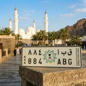 لوحة مميزة جدا فخامة الاسم  وندرة الثلاثي ( قبا ) خصوصي