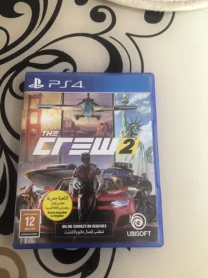 لعبة the crew 2 للبيع للبلاي 4 مستعملة بس جدًا نظيفة