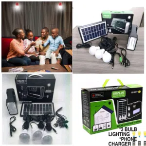 كشاف إنارة طاقة شمسية مع ملحقات اصلي