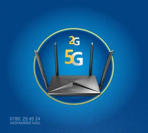 راوتر وموزعات انترنت للفايبر و النت العادي