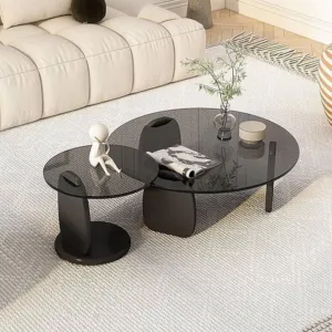 طاولة قهوة عصرية بسطح زجاجي أنيييق وتصميم حديث   هالطاولة بتجمع بين التصميم العصري والبساطة الراقية