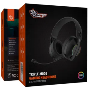 سماعة الألعاب Porodo Gaming - Triple-Mode RGB