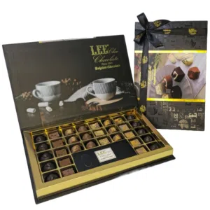 Black chocolate box 32 pcs