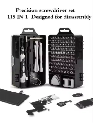 115 في 1 مجموعة مفك براغي متعددة الوظائف  115-in-1 Multifunctional Screwdriver Set