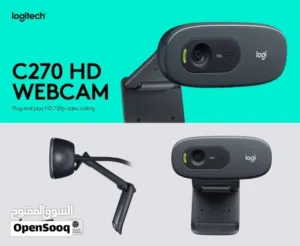 للبيع كاميرا Logitech C270 HD Webcam
