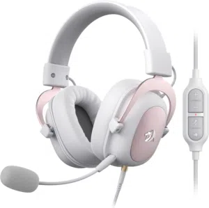 Redragon H510 Zeus2 Gaming Headset White and Pink