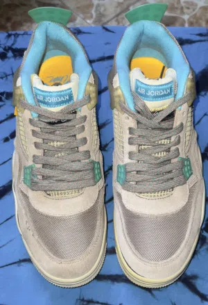 Nike Air Jordan 4 Retro SP x Union LA "Taupe Haze" sneakers.