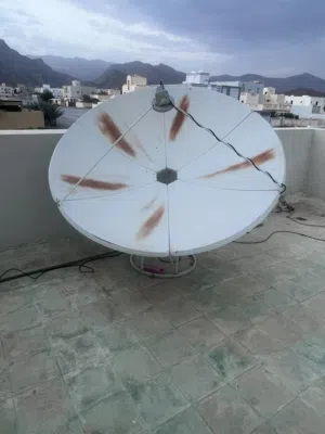 Two Dish Antennas with LNBs