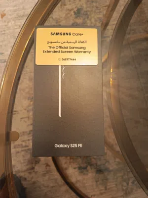 سامسونج S25 FE جديد - أسود 256 gb - بكرتونته لم يفتح و كفالته كاملة