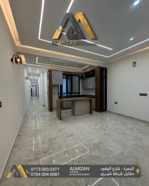 شقق مؤثثة جزئيا عدد (9) بمساحات وأسعار مختلفة للإيجــار  من ضمن بناية حديثة VIP بتصميم عصري وحديث