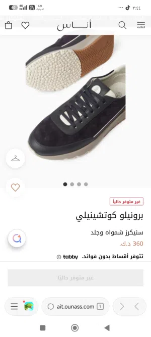 برونيلو كو تشينيلي سنيكواه وجلد