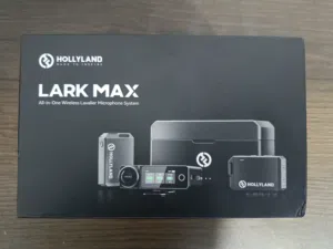 مايك Hollyland Lark Max اللاسلكي بحالة ممتازة للبيع. مناسب لصناع المحتوى والتصوير. صوت احترافي + عزل
