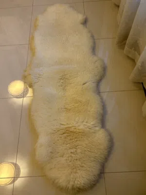 Pure sheepskin rug