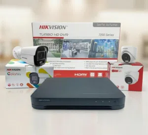 USED Hikvision CCTV System – 6 Cameras + DVR + 1TB HDD