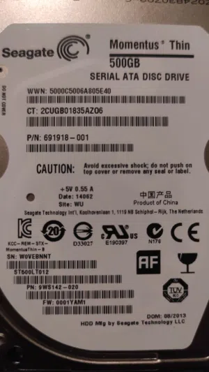 500g HDD....
