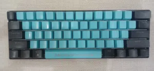 (PRICE NEGOTIABLE) RK61 Mechanical Gaming Keyboard (Blue Switches) – Custom Keycaps