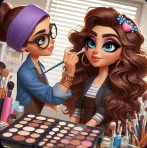 كوافيرة شعر ، مكياج ،صبغات وقص خدمات منزلية