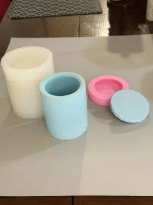 Candle holder silicone mold