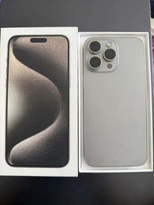 Iphone 15 pro max natural titanium 256 GB