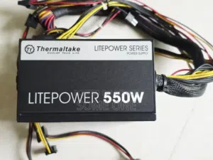 باور سبلاي ثيرمال تيك لأجهزة الجيمنج بسعة 550 واط حقيقي THERMALTAKE 550W 80+ PLUS GAMING PSU