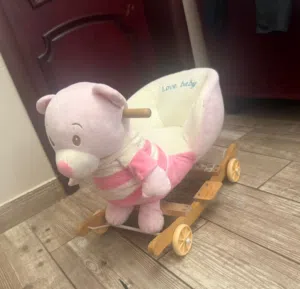 دراجه اطفال دميه بها تواير وتهتز شبه يديد