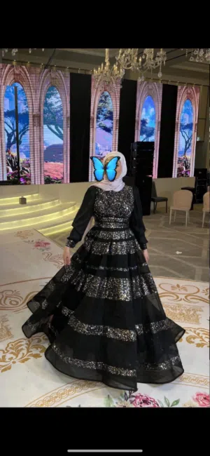 فستان فخم ملبوس مرة