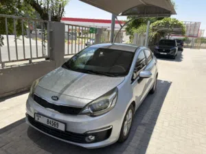 Kia Rio 2016, Silver color, GCC specs , مواصفات خليجي