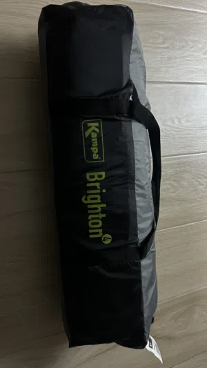 Kampa Brighton 4 Grey Tent, 4 Person, Waterproof, خيمة رمادية تسع 4 اشخاص، ضد المياة و واسعة جدا.
