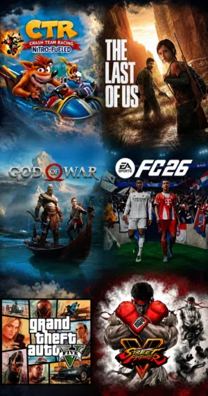 ألعاب PS5 و PS4 أصلية مميزة للبيع (شبه جديدة نظيفة جداً)
