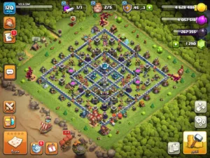 حساب Clash of Clans تاون هول 13 بحالة ممتازة، مطوّر بشكل قوي لكنه غير ماكس. لا تفوت الفرصة