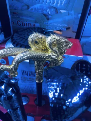 عكاز الفخامة شكل اسد شكل فرد