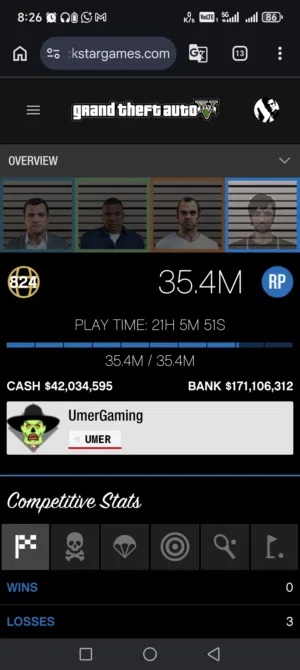 GTA V steam account unlock (cars, business, heist, guns, and everything)200 million cash level 845rp